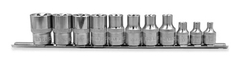 Juego Tubo Bocallave Torx 11pzs Enc 1/2 3/8 PuLG Bremen 6337