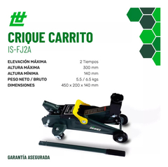 Imagen de Crique Carrito Gato Hidraulico 2 Tn Issei Is-fj2a Maletin