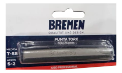 Punta Hexa. Torx T55 Encastre 10mm Largo 75mm Bremen 5510 en internet