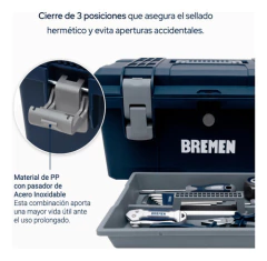 Imagen de Caja Herramientas Bremen 18p Reforzada Sellada 45x25x22 8331