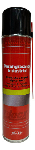 Desengrasante Industrial Locx 440cc Uso Automotor Industrial