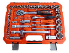 Juego De Tubos Bocallaves 94pz 1/2 y 1/4 pulg Maletin Harden