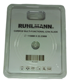 Disco Diamantado Corte Pulido Vidrio 115mm Ruhlmann Ru15357 en internet