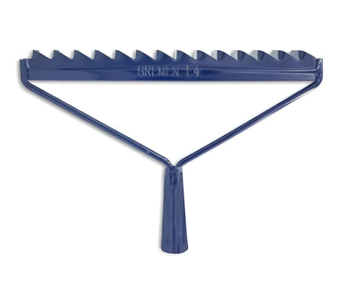 Rastrillo Con Puente Acero 2.5mm 16d 390mm Bremen Jardineria