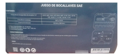 Set Llaves Tubo Crique Bremen 22pz Pulgadas Sae Enc 1/2 7941 - comprar online