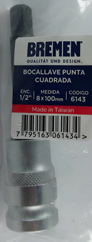 Tubo Carter Cuadrado 8mm Enc 1/2 Bremen 6143 Renault Peugeot