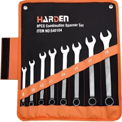 Juego Llaves Combinadas Metricas Harden 8p C/estuche 540104 - comprar online