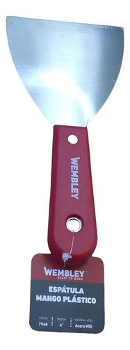 Espatula Wembley Mango Plastico Acrilico 4 Pulgadas 7968