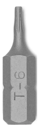 Punta Para Atornillador 1/4 Torx Bremen T6 X 25 Mm 4949