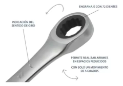 Juego Llaves Combinadas Bremen 7777 Crique 10 Piezas Milimetricas Y Pulgadas en internet