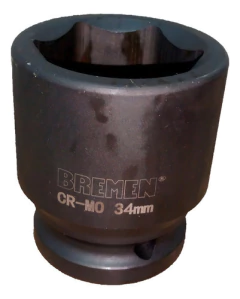Llave Tubo Alto Impacto Hex 34mm Enc 3/4 PuLG Bremen 5886