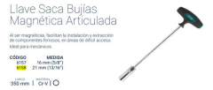 Llave Saca Bujia Magnetica Articulada 21 Mm Bremen 6158