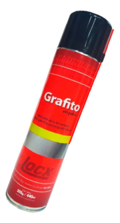 Lubricante En Seco Grafitada Grafito En Polvo Locx 440ml