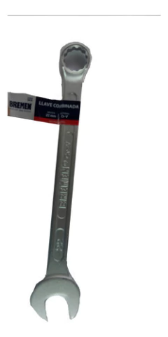 Imagen de Llave Combinada Acodada 22 Mm Profesional Bremen 3619