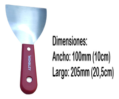 Espatula Wembley Mango Plastico Acrilico 4 Pulgadas 7968 - comprar online