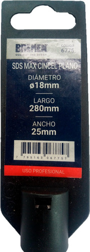 Cincel Plano Sds Max Bremen 280x25mm Rotomartillo 6775 en internet