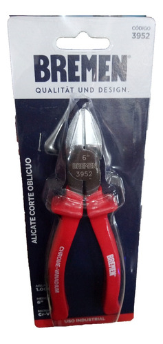 Alicate Corte Oblicuo Bremen 6 Industrial Para 1000v 3952 en internet