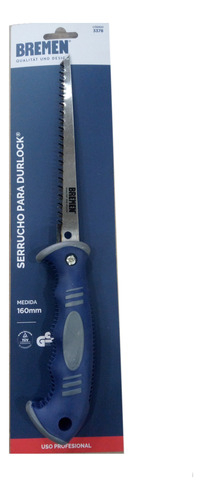 Serrucho Durlock Bremen 160mm Hoja Acero Yeso Drywall 3378 - tienda online