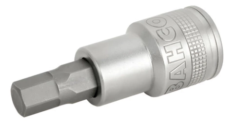 Tubo Bocallave Punta Hexagonal Allen 9mm Enc 1/2 Bahco Gris