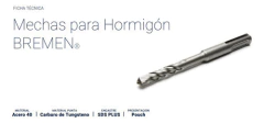 Imagen de Mecha Broca Widia Sds Plus Hormigon 25 X 600mm Bremen 3734