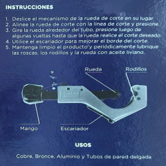 Imagen de Cortacaño Telescopico Bremen Cobre Bronce Aluminio 4182