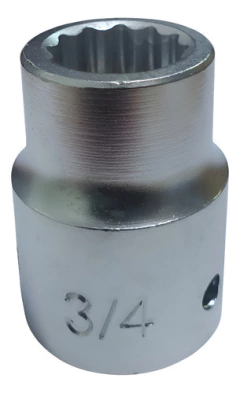 Tubo Bocallave Estriada Encastre 3/4 Medida 3/4 Bremen 3794