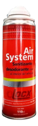 Sanitizante Desodorante Locx Air System 110ml