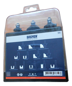 Juego Fresas Router Madera Bremen 12 Piezas Enc 1/4 7619 - tienda online