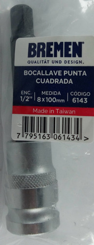 Tubo Carter Cuadrado 8mm Enc 1/2 Bremen 6143 Renault Peugeot en internet