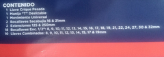 Imagen de Kit Herramientas Llaves Tubos Combinadas 35 Pzs Bremen 6066
