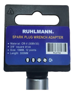 Tubo Bocallave Saca Bujia 16mm Enc 3/8 Cardanico 300mm 30cm - Herramientas Dali