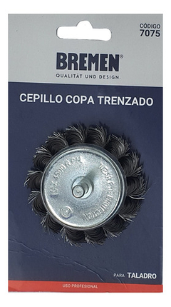 Cepillo Copa Taladro Bremen Acero 2-1/2 Pulgadas 64mm 7075