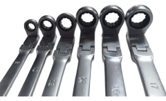 Set 6 Llaves Largas Articulada Crique 10mm A 19mm Ruhlmann