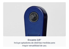 Imagen de Llave Bremen Extension Universal Enc 3/8 34cm 4 Adaptadores
