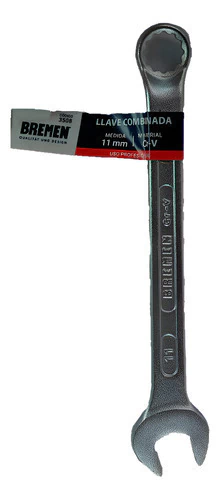 Llave Combinada Acodada 11 Mm Profesional Bremen 3508 - comprar online