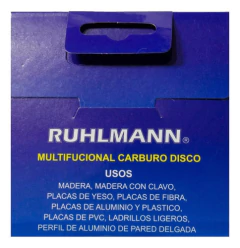 Disco Ruhlmann Carburo Corte Madera Amoladora 115 Mm en internet