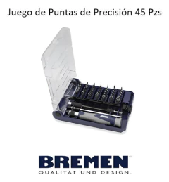 Juego Puntas Precision 45 Pzs Electronica Celu Bremen 7784