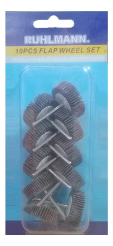 Set De Discos Flap Lija Para Minitorno Ruhlmann 10 U. Ru8502 - Herramientas Dali