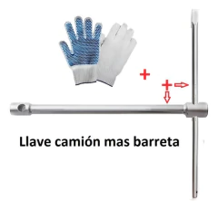 Llave Rueda Camion 27mm Y 32mm Con Pasador Bremen 6794 /6193 - Herramientas Dali