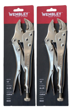 Set 2 Pinza Presion Perro Fuerza Curva 10 Pulgadas Wembley - comprar online