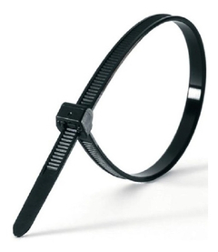 Precinto Prensacable Nylon 450mm X 7.5mm 100u Bremen 7381
