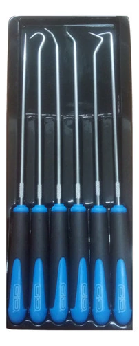 Set Juego 6 Ganchos Leznas Largas Gd Tools Profesional - Herramientas Dali