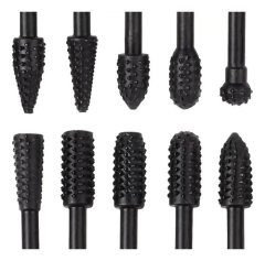 Imagen de Juego Fresas Escofinas Rotativas 1/8 10 Pzs Dremel Ruhlmann