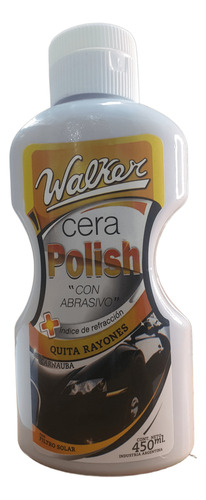 Cera Polish Walker Carnauba Quita Rayones Abrasivo 450ml