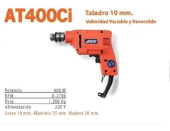 Taladro Percutor 10mm Variable Reversa At 400 Cip Argentec - comprar online