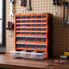 Imagen de Gavetero Organizador Harden Herramientas 39 Cajones 520375 Naranja