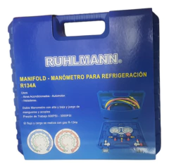 Manometro Manifold R134a Alta Baja Presion 600-3000 Ruhlmann en internet