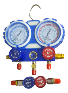 Imagen de Manometro Manifold R134a Alta Baja Presion 600-3000 Ruhlmann