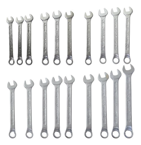 Set Juego 19 Llaves Combinada Acodada 6 A 24mm Taller Bremen - comprar online