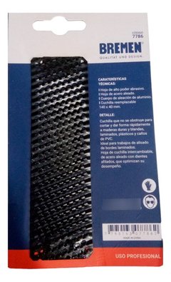 Cepillo Escofina Durlock Masilla Madera 140x40mm Bremen 7786 - Herramientas Dali